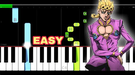 how to play giorno theme on piano|giorno theme online sequencer.